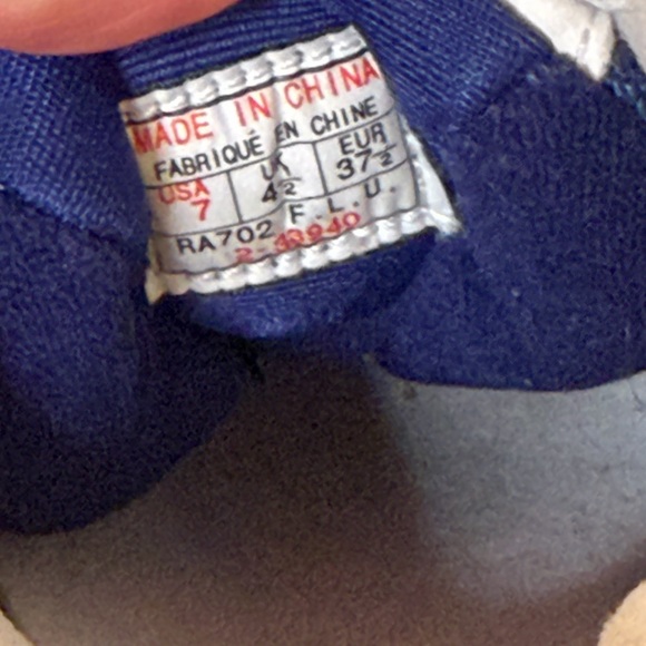 Vintage Reebok “Dad” Sneakers White And Blue. Old School Retro Casual. Women’s 7 - Picture 2 of 8